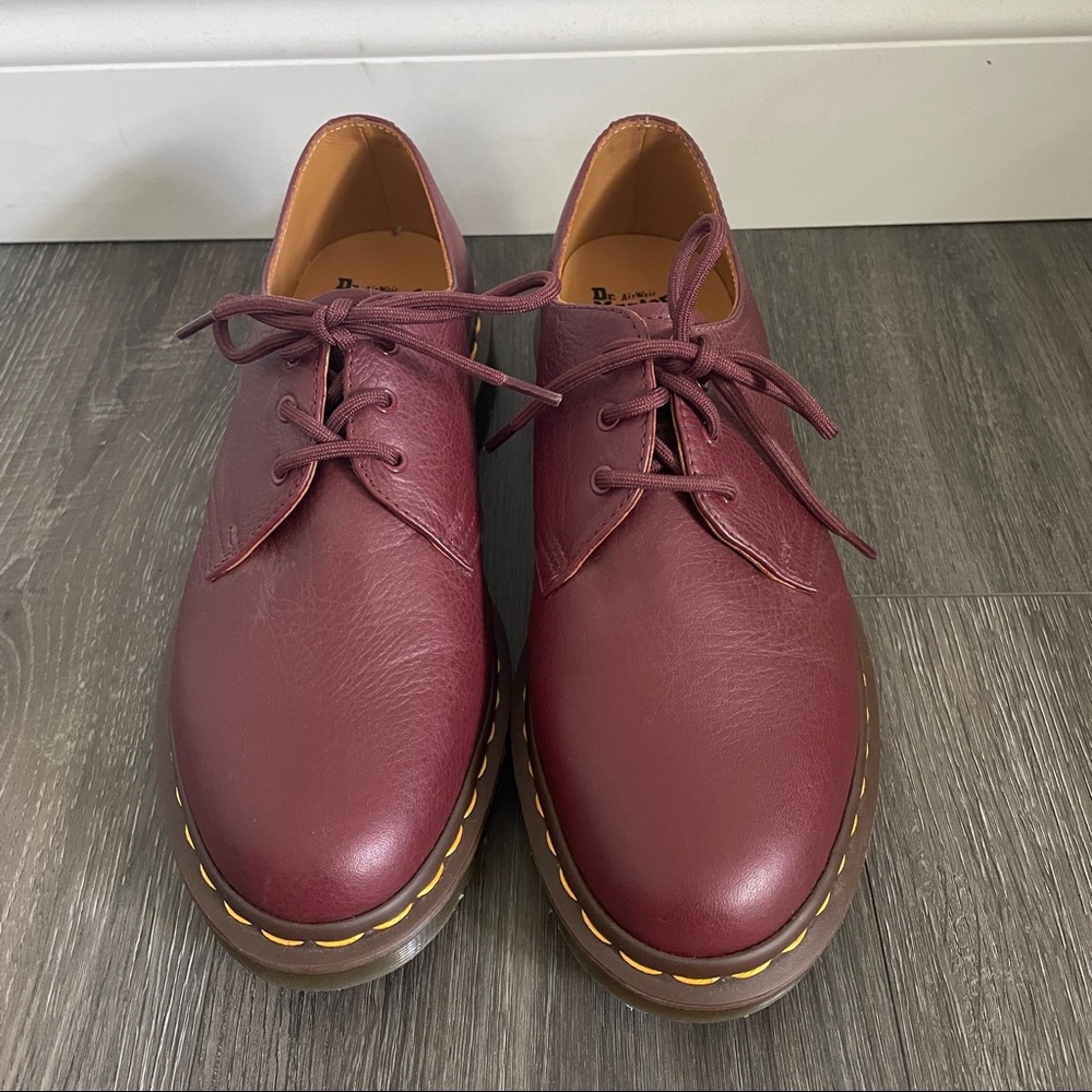 Dr. Martens 1461 Core 3-Eye Virginia Cherry Red shoes
